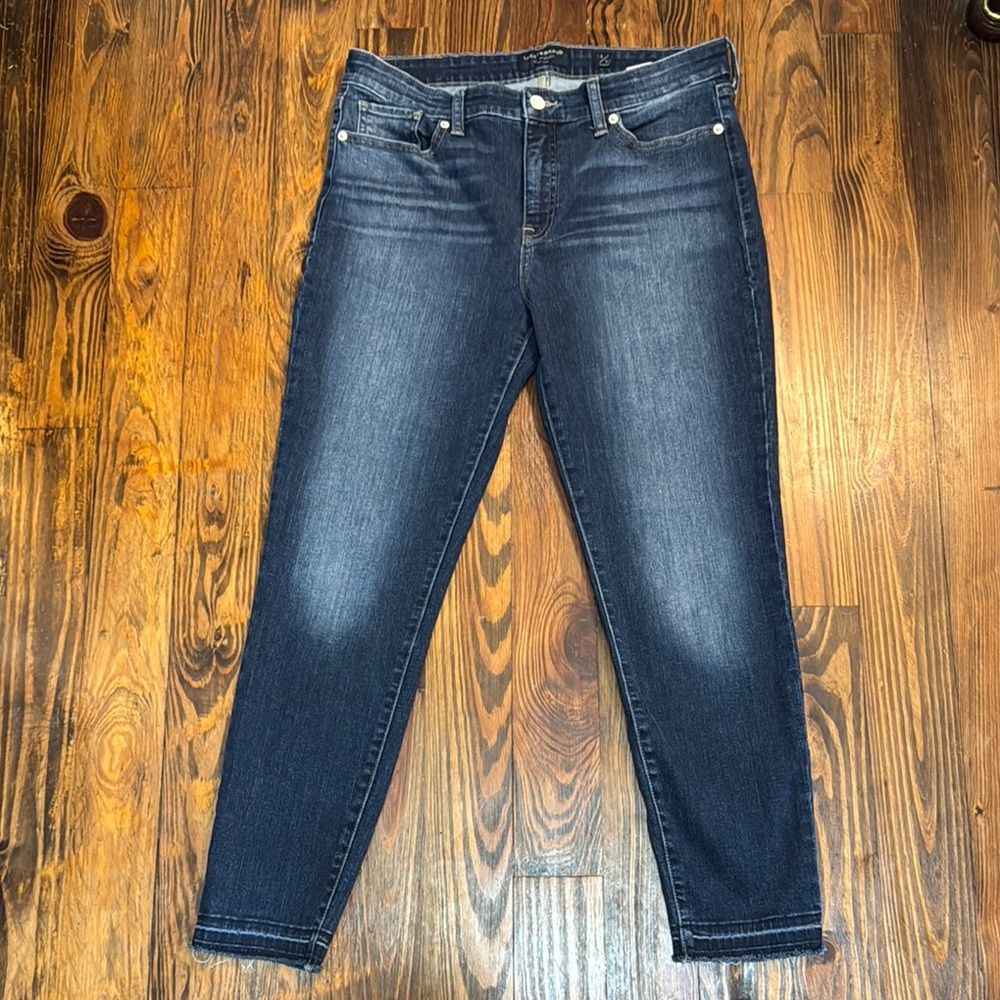 Lucky Brand Blue Mid Rise Skinny Ava Ankle Jeans